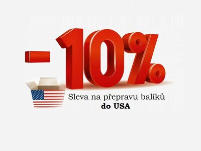 Sleva na balíky do USA 10 %