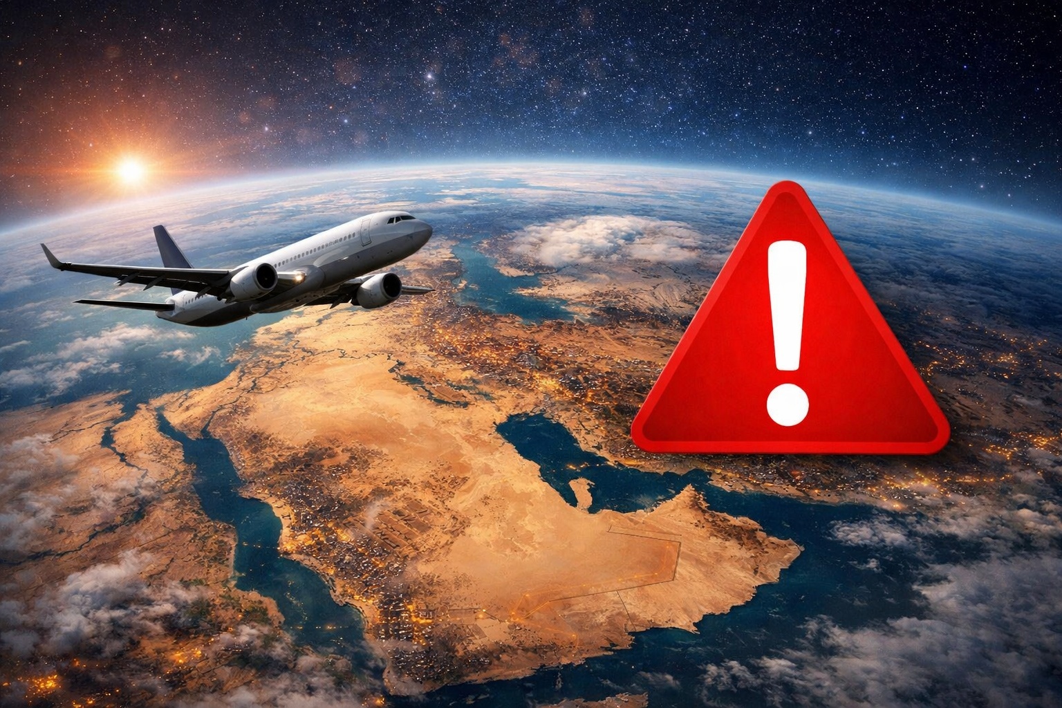 Krajina Blízkeho východu - upozornenie