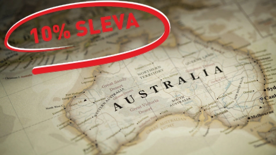 Sleva 10 % do Austrálie